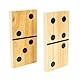 TP Toys Giant Wooden Dominoes Outdoor Family Game for Kids Ages 3+ with 28 Hand-Crafted Premium Tiles for Indoor or Outdoor Play Made with FSC Wood