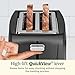 Cuisinart Core Collection 2-Slice Toaster | Extra-Long Slots for Artisan Bread, Bagel | High-Lift Quickview™ | Single Slice & Defrost Function | +30sec Toast Boost | Removable Crumb Tray, Black