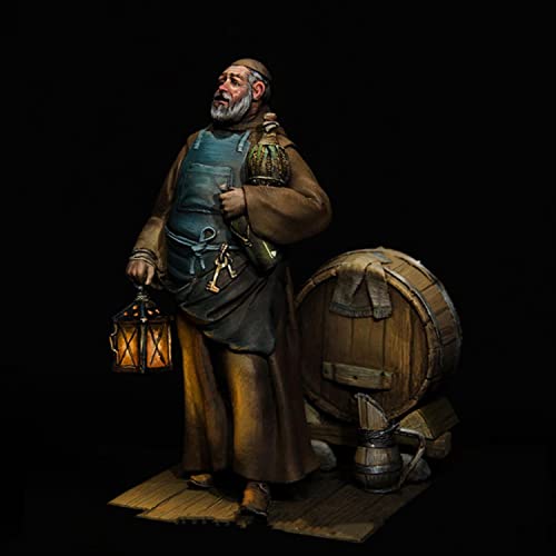 Kit Modelo Figura Guerrero Antiguo 1:24 Resina Sin Pintar miniatura 1