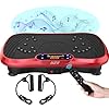 AXV Vibration Plate Fitness Platform Exercise Machine Vibrating Shaking Full Body Shaker Workout Vibrate Stand Shake Board Sport Gym for Weight Loss Fat Burner for Women Men