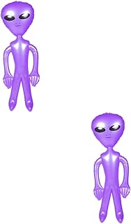 NOLITOY Alien Inflates 2pcs Inflatable Alien Summer Decor Men Decor Statue Decor Alien Pool Toy Inflatable Costume Alien