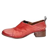  MOMA Slip on Damen Leder rot 37 EU