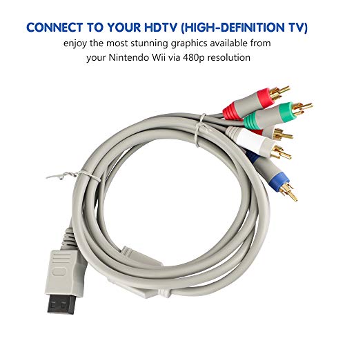 image for Xahpower 6Ft Component HD AV Cable to HDTV-EDTV (High Definition 480p)