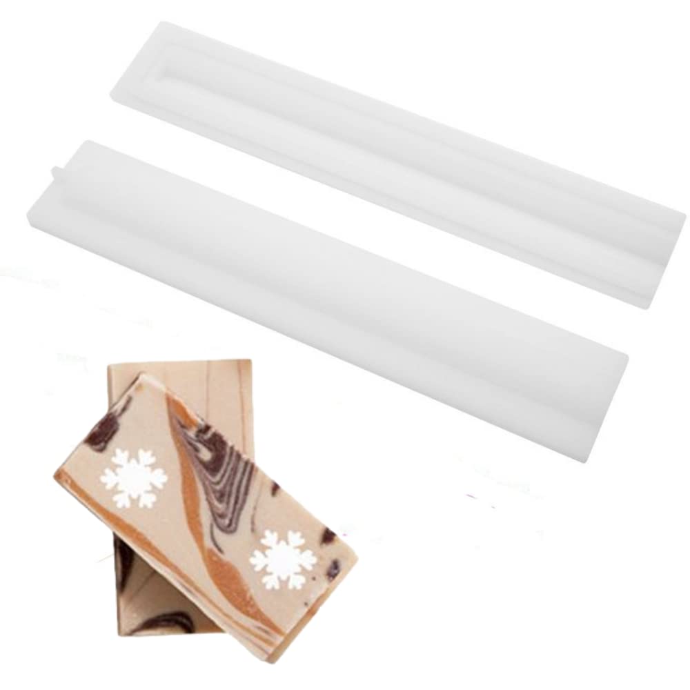 Snowflake Tube Column Silicone Soap Mold Embed Soap Making Supplies Tool Heart Shape Candle Mold Set Soap Mould