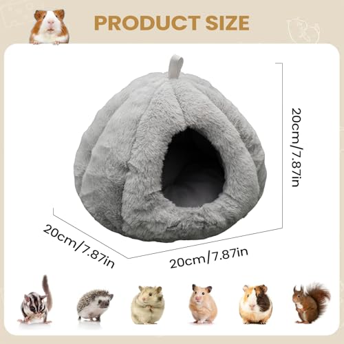 Cama para hámster resistente a mordidas con base acolchada de algodón 4