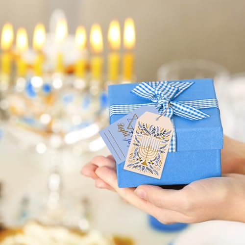 Etiquetas de Hanukkah para personalizar obsequios y recuerdos de fiestas de vacaciones 6