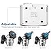 DAWASAPAT Mini Ceiling Projector Mount Bracket- Adjustable Tilt&Swivel Hanging Projector Holder Wall Mount Hanger Rack Stand for Mini Projector with 2 Free Adapters, and Cable Ties, Black