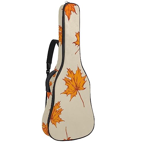 Housse pour guitare acoustique – Motif feuilles d’érable abstraites – Grand étui pour guitare compatible avec la plupart des tailles de guitare, Multicolore 5., 42.9×16.9×4.7 in, Motif imprimé - Les Beatles, Paul McCartney, John Lennon, RIngo Starr, George Harrison Housse pour guitare acoustique – Motif feuilles d'érable abstraites – Grand étui pour guitare compatible avec la plupart des tailles de guitare, Multicolore 5., 42.9x16.9x4.7 in, Motif imprimé