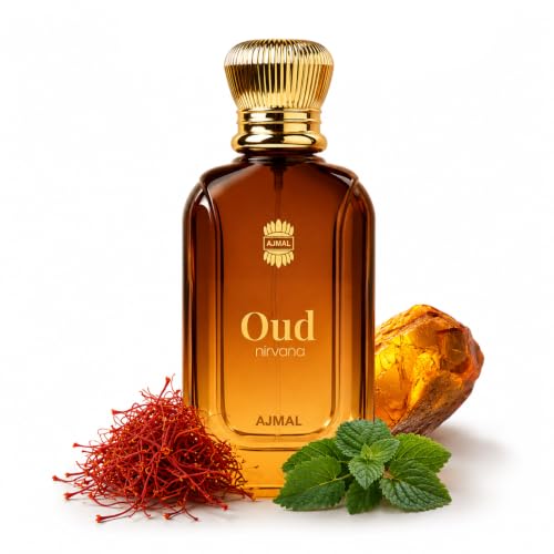 Image of Ajmal | Oud Nirvana | Unisex Eau De Parfum | Premium Perfume | Scent Spray | Long Lasting Perfume for Men & Women | Woody Oud, Smoky & Amber | Gift for Men & Women (50 ML)