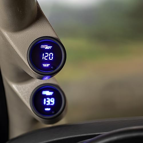 GlowShift 10 Color Digital Water Temp Gauge | 52mm - Image 4