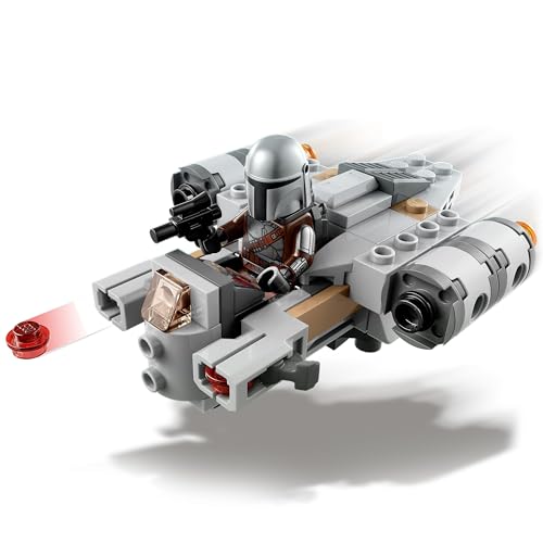 75321 Star Wars Microfighter Razor Crest, Playset con Cannoniera Mandalorian e Minifigure per Bambini dai 6 Anni in su - Lego - Immagine 3