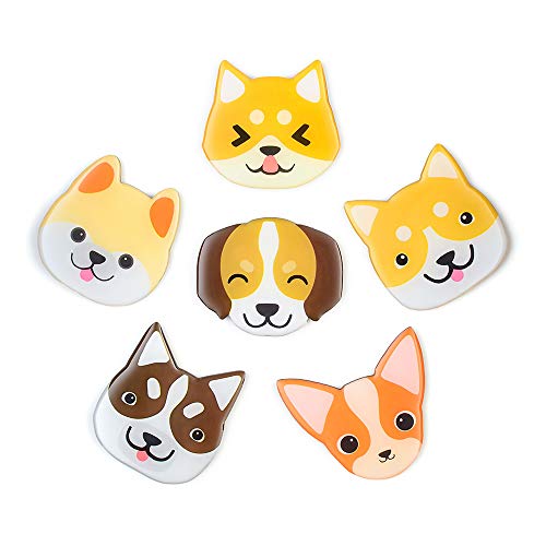 Imanes decorativos para nevera con diseño 3D perro 6 pzas miniatura 1