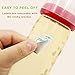Food Containers Stickers Daycare Labels Removable Waterproof Labels for Kitchen Kids Bottle 108Pcs