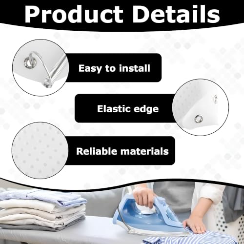 Image of Hian Teflon Iron Soleplate Cover for Steam & Dry Irons, Universal Fit Non-Stick Heat Resistant Iron Shoe Protector, Prevents Shine, Burns & Scorch Marks, Quick Install Iron Shoe Cover, Pack of 1