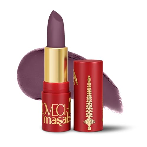 Image of LoveChild Masaba 90s Drip Wine-Not (Wine) Luxe-Matte Lipstick with Intense One-Swipe Color Payoff in High-Pigment HD Creme Matte Formula, 4gm