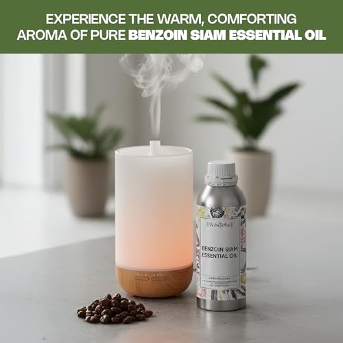 Image of VedaOils Benzoin Essential Oil 100ml | 100% Pure, Natural & Undiluted | Supports Healthy Circulation, Reduces Wrinkles & Relieves Tension | Therapeutic Grade Aromatherapy Oil