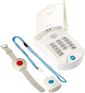 HELP Dialer 700 with Necklace and Wrist Panic Buttons - No Monthly Fees Medical Alert System