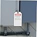 Zerodeko 10-Pack Heavy Duty Tags Industrial Safety Warning Tags for Equipment Repair Do Not Operate Sturdy Vinyl Zip Ties Compliant Tagout Solution