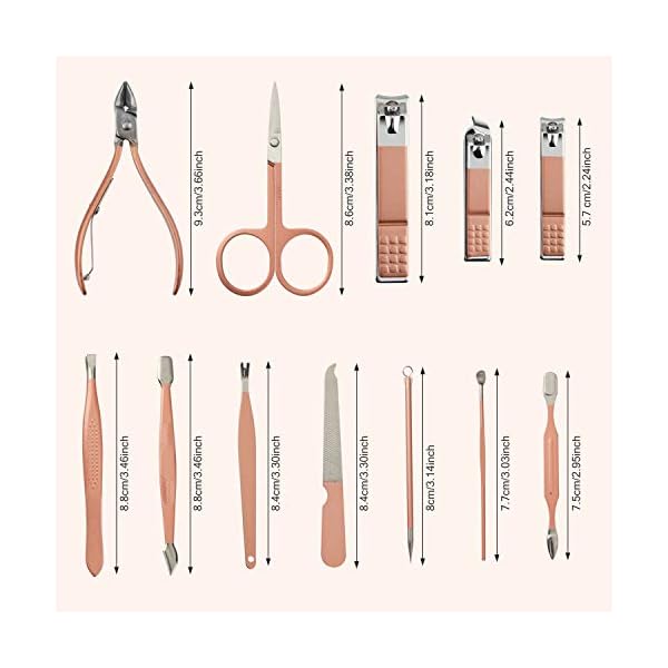 Maniküre- & Pediküre-Sets， Maniküre Set, Pediküre Kit Pediküreset Maniküre Pediküre,nagelschere set,Messer für Pedicure… – Bild 7