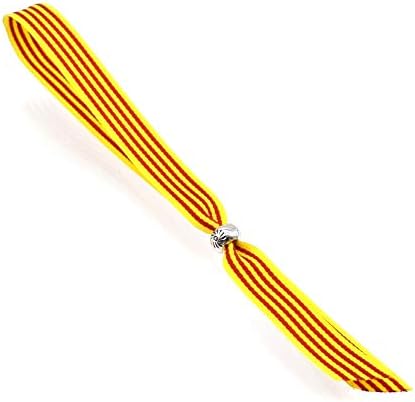 Pulsera Ajustable de Tela Cataluña y Aragón 41I1wsVTO1L. AC SR38. SL1000
