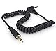 ayex Spiral Adapterkabel für Kameras und Fernauslöser mit 3,5mm Buchse Passend für Fujifilm X-S10 X-E4 X-T200 Pentax K-70 KP