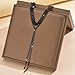 Titayen Layered Rhinestone Necklaces for Women Boho Fashion Y Long Neckalce Prom Shinny Black Silver Rhinestones Choker Necklace Wedding Bridal Jewerly (black)