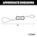 CURT 52020 Replacement Trailer Breakaway Switch Lanyard