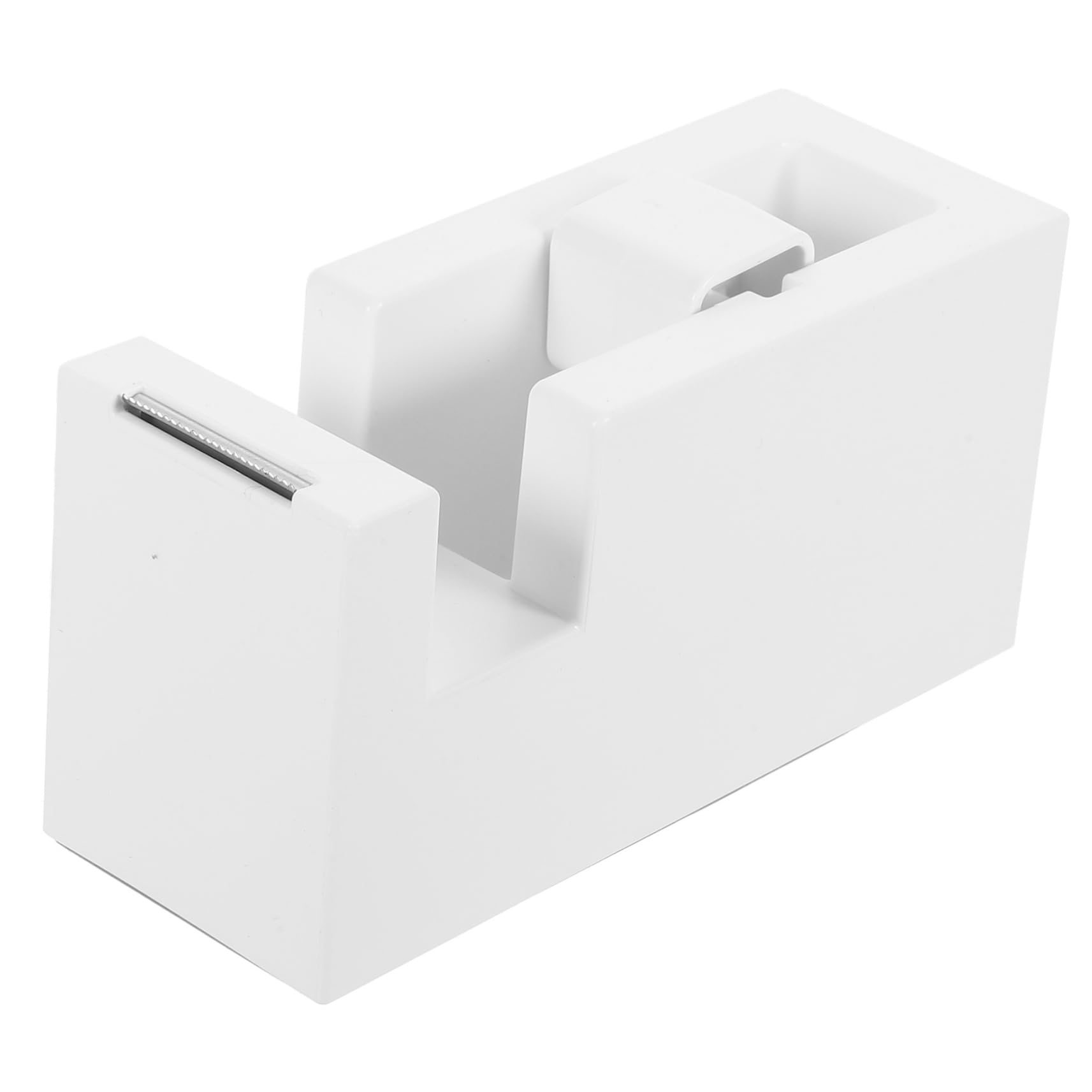 HOMSFOU 3 Pezzi distributore di nastro scrivania porta nastro Titolare cucina Cutter simpatico dispenser di nastro adesivo distributori di nastro addominali bianca