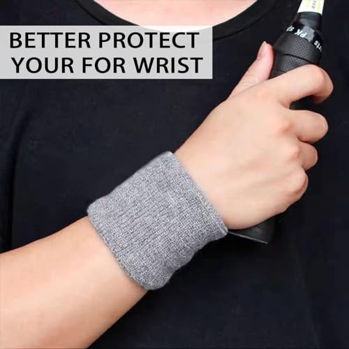 wristbands sweatbands for men amp women breathable tennis wrist bands absorbent sweat band multiuse wristband for basketball running gym working out