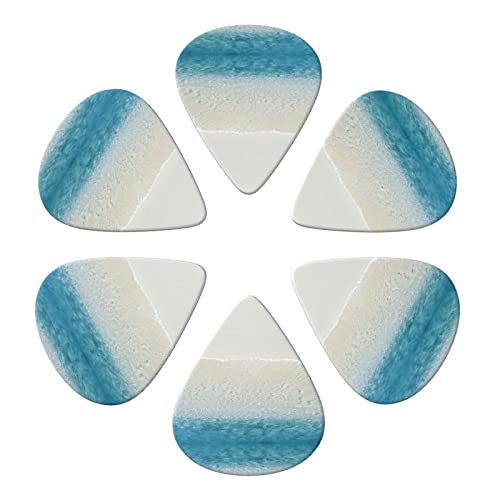 Ensemble de 6 médiators de guitare de plage de sable blanc d’eau de mer claire pour guitare acoustique, guitare… - Les Beatles, Paul McCartney, John Lennon, RIngo Starr, George Harrison Ensemble de 6 médiators de guitare de plage de sable blanc d'eau de mer claire pour guitare acoustique, guitare… – Image 5