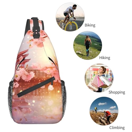 Bolso Cruzado Cherry Blossoms para Hombre y Mujer miniatura 6