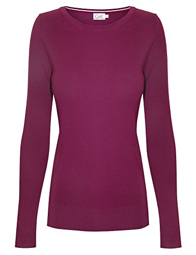 Image of Cielo Women's Solid Soft Stretch Pullover Knit Sweater