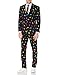 Produktbild OppoSuits Herren Opposuits Funny Prom Suits For Men  Tetris Comes With Jacket, Pants And Tie in Funny Designs Herrenanzug, Black, 46 EU