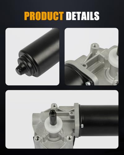 Image of ROADFAR Front Windshield Wiper Motor Fit for Ford for F-150 1987-1994 | Fit For F-250 1987-1994|For F-350 1987-1994|For Tempo 1986-1994|For Mercury For Topaz 1986-1994|OE 601-201|F9PZ17508AA|6 Pins
