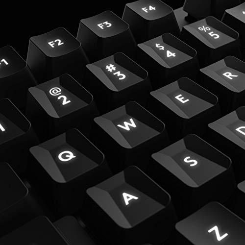 413 Tastiera Gaming Meccanica, Tasti Retroilluminati, Romer-G Tactile Switch, Telaio in Alluminio Spazzolato, Tasti Personalizzabili, USB Pass Through, QWERTY US Layout - Argento/Nero - Tastiera gaming - Immagine 5