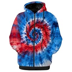 3214 Red Blue Tie Dye