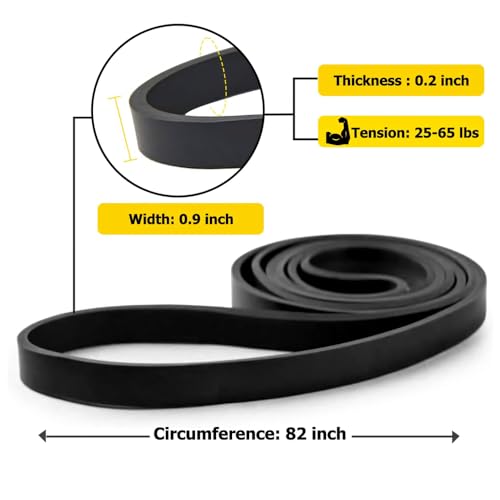 image for ROSAPOAR Resistance Band Pull up Band Fitness Exercise Bands Natural L