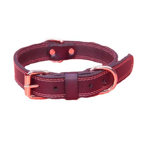 Dyzeryk Leathe Material，Adjustable Size for Small Medium Large Dogs，Soft and Durable