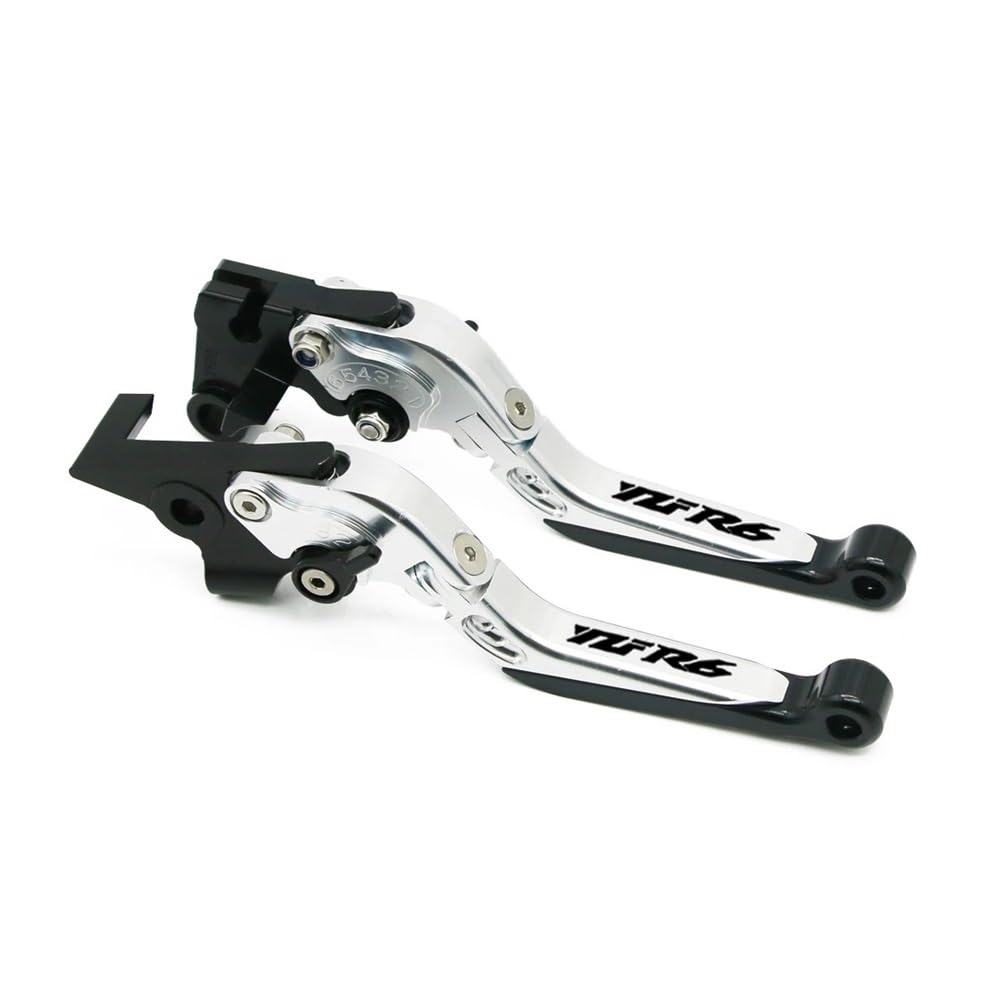 Zdgxfhsrh Slbkslbk Motorcycle Brake Clutch Levers For Ya&Maha Yzfr6 Yzf R6 Yzf-R6 1999 2000 2001 2002 2003 2004 Motorcycle Accessories Extendable Adjustable Brake Clutch Levers(Slbkslbk)