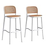 【heces altas】 este taburete con respaldo y reposapiés incorporado es ergonómico y cómodo para sentarse.estos bancos de trabajo de cocina también le dan tiempo extra libre mientras disfruta de una deliciosa comida y se relaja con una charla.
