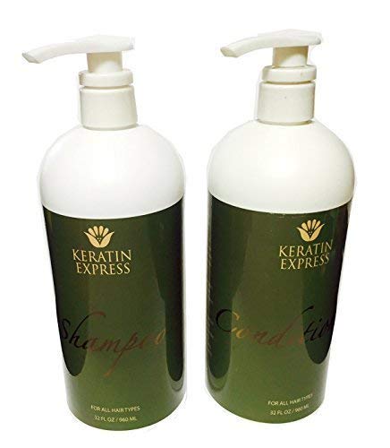 Keratin Express ShampooConditioner Liters Duo Color Safe for All Hair Types 32 fl oz