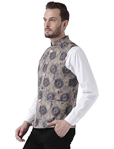 Image of KISAH Men's Art Silk Waist Coat