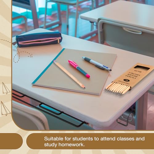 Lápices Geyoga 2 HB Grafito Pack 500 unidades con goma miniatura 5