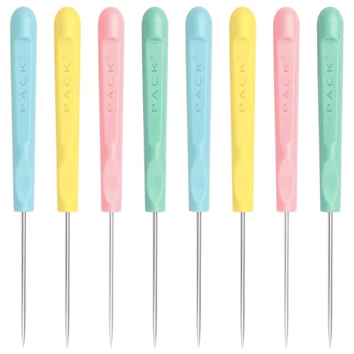 8Pcs 5.2 Inches Sugar Stir Needle, Cookie Scribe Needles Cake Decorating Needle Tool Cookie Decoration Supplies for Baking Lovers