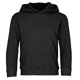 Fruite of the Loom Kinder Kaputzenshirt, Hoodie, vers. Farben 164,Schwarz