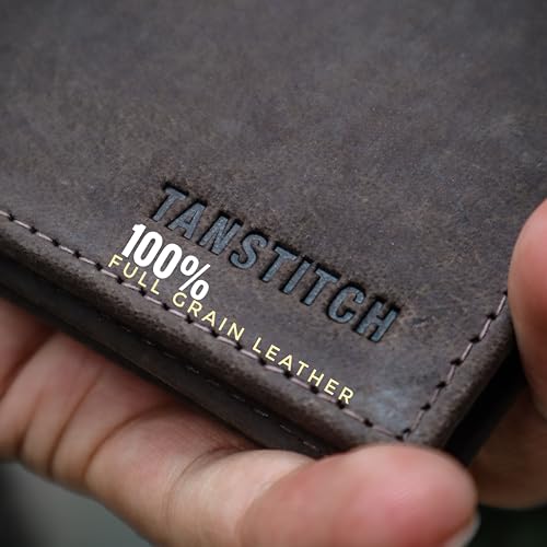 Image of TANSTITCH Genuine Leather Wallet | RFID Blocking Wallet | Large Capacity Card Holder (Hold 30 Currency Notes)