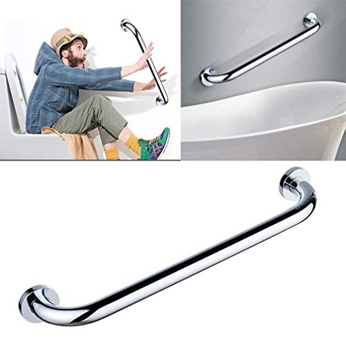 Grab Bars Compatible with Bathroom Stainless Steel Bath Grab Shower Handle Compatible with Bathtub Toilet Disabled Elderly Children Mobility Daily Living Aids Assist Safety Support Handle TOI