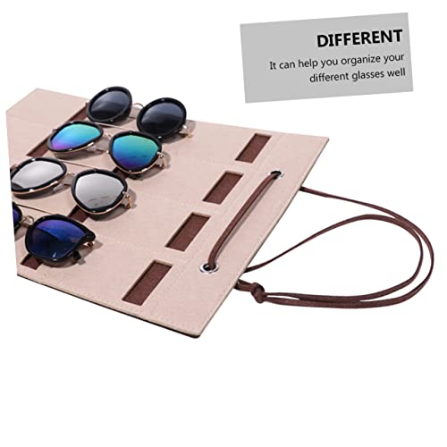 ibasenice 3 Pecas Saco De Armazenamento Doméstico Bolso De Óculos Suporte De Óculos De Parede Oculos