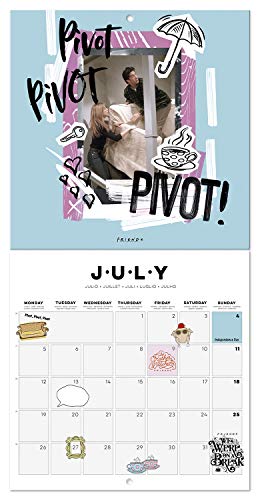 Officiële Friends 2021 Grote Kalender 11,8 x 11,8 inch (16 Maanden) Familie Planner Kalender 2021,CP21062 - Image 4