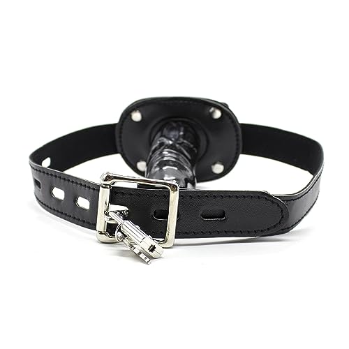 HTdangT Dildo Con Serratura Bavaglio 5CM Spina Per Bocca Del Pene Bavaglio Bocca Bavaglio Divaricatore Per Bocca Fetish Bavaglio Per Bocca Bondage Bocca Schiavo Flirtare